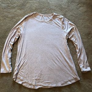 APT 9 tunic shirt long sleeved pink with sparkles